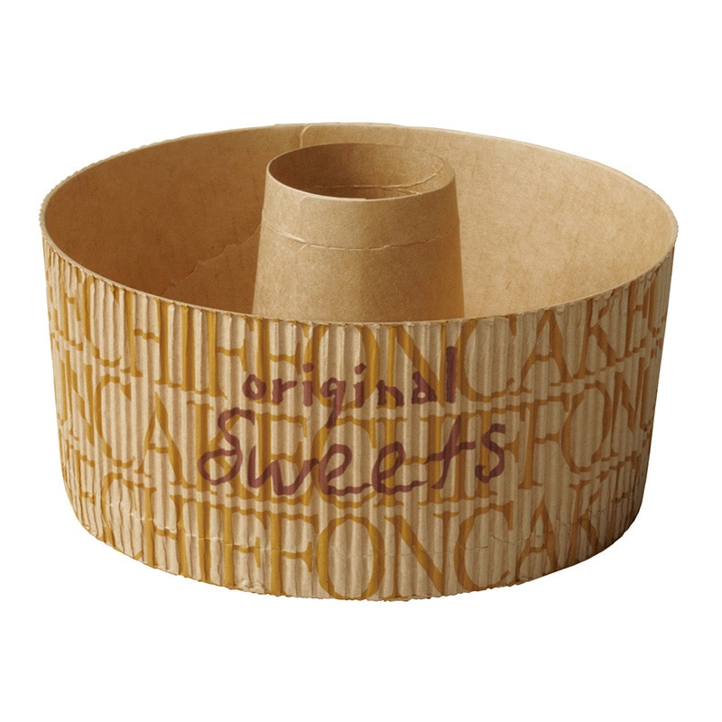 天満紙器 スモールシフォンカップ シンプルロゴ SC838 25枚/束(ご注文単位12束)【直送品】