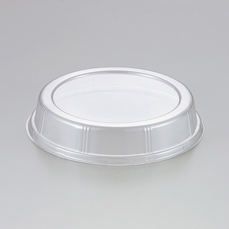 天満紙器 ベーキングカップ　ミドルカップ用PETフタ 透明 F-AMS 50枚/束（ご注文単位6束）【直送品】