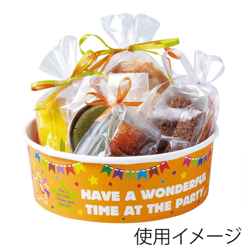 天満紙器 ベーキングカップ ロールフリーカップ M ワンダフルパーティー RF513 25枚/束(ご注文単位24束)【直送品】