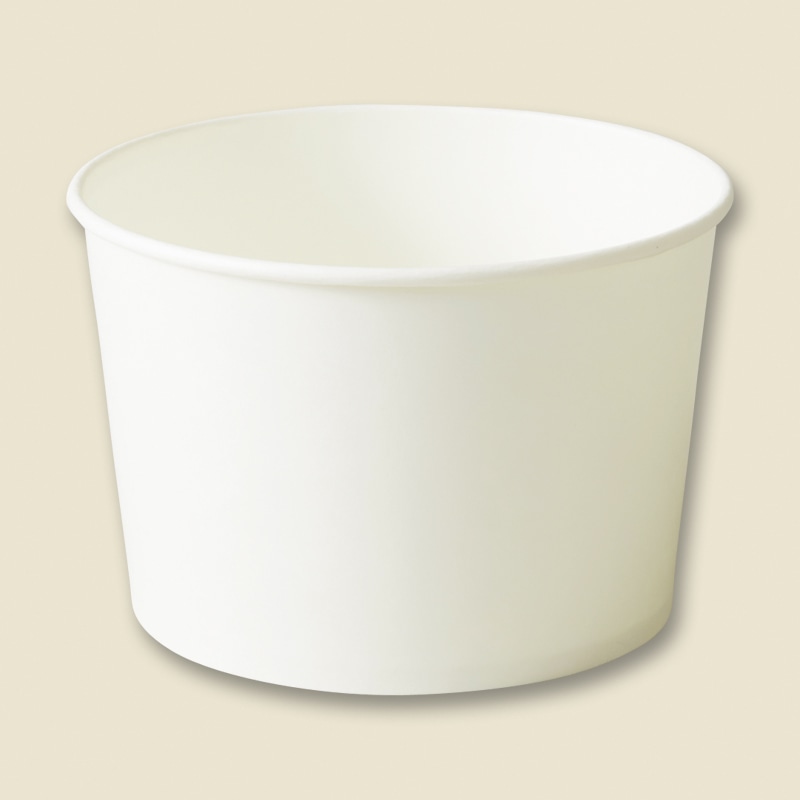 天満紙器 ロールフリーカップ RF600 白無地 25枚/袋(ご注文単位12袋)【直送品】