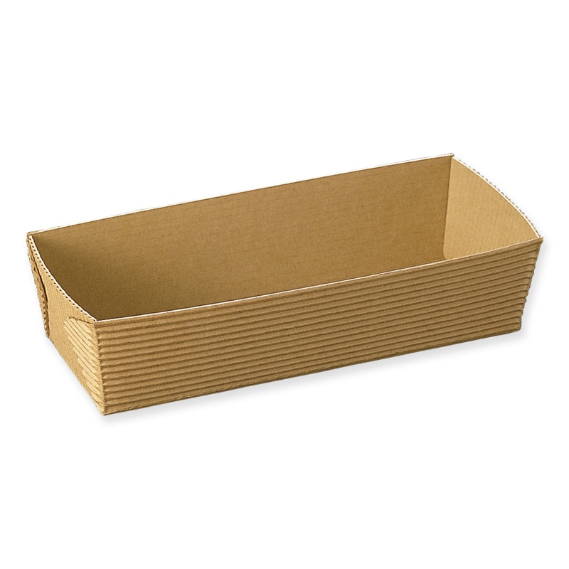 天満紙器 製菓資材 ベーキングトレー CT603 茶無地 50枚/袋