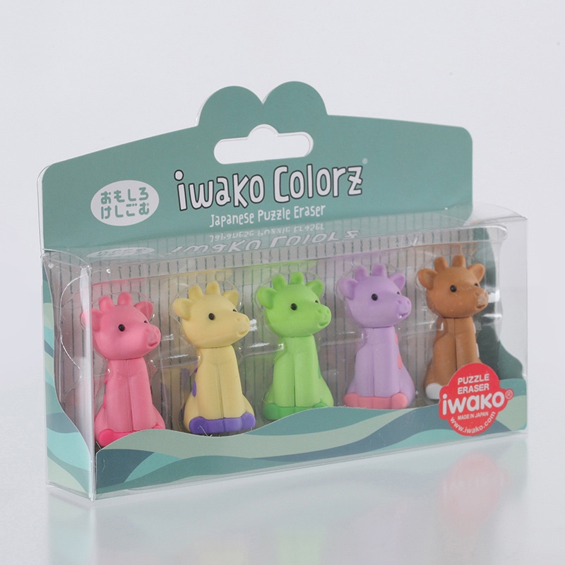 イワコーグローバル おもしろ消しゴム イワコーカラーズ キリン ER-GLB001 1個(ご注文単位3個)【直送品】