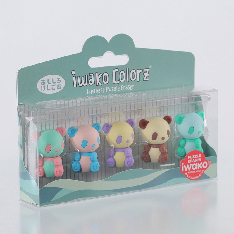 イワコーグローバル おもしろ消しゴム イワコーカラーズ パンダ ER-GLB003 1個(ご注文単位3個)【直送品】