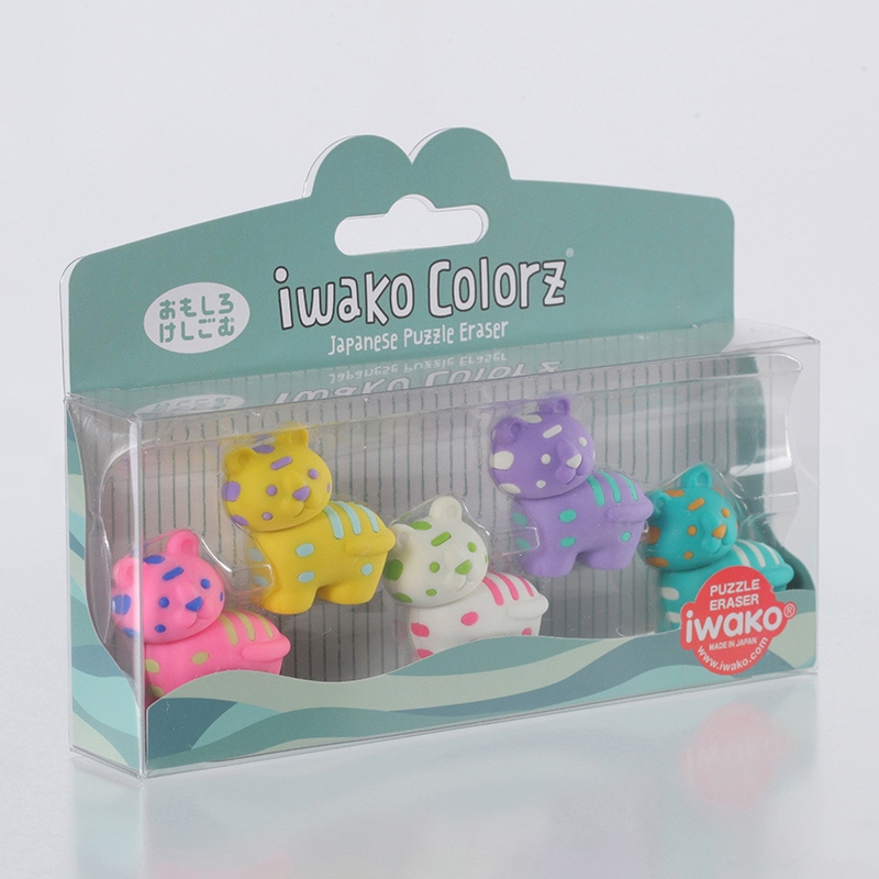 イワコーグローバル おもしろ消しゴム イワコーカラーズ トラ ER-GLB007 1個(ご注文単位3個)【直送品】