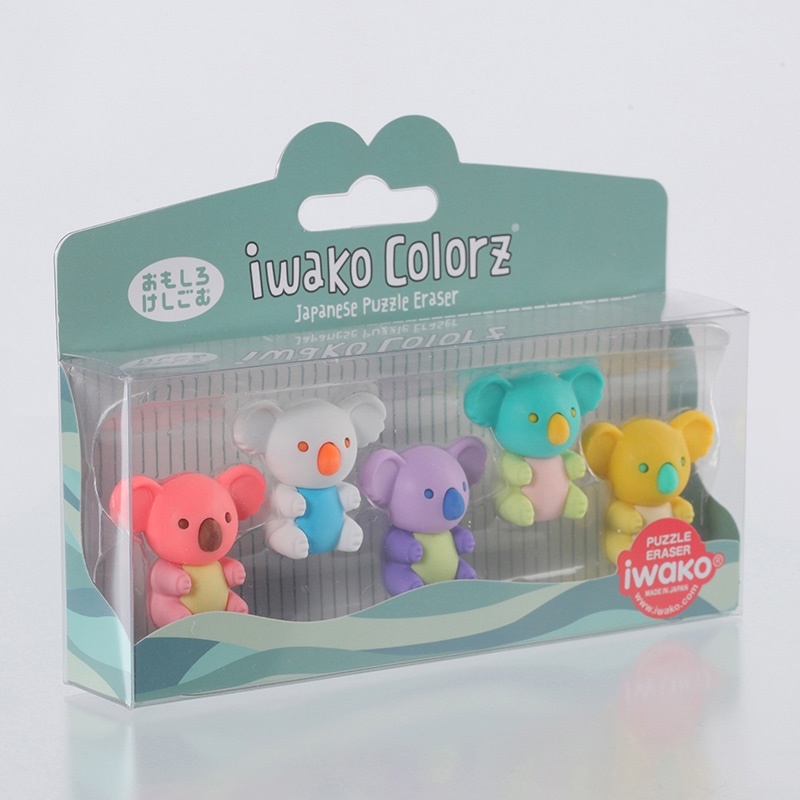 イワコーグローバル おもしろ消しゴム イワコーカラーズ コアラ ER-GLB010 1個(ご注文単位3個)【直送品】