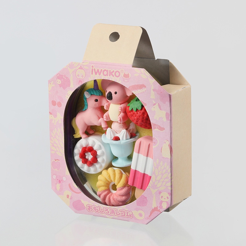 イワコー おべんと消しゴム ピンク ER-OBE001 1個(ご注文単位6個)【直送品】