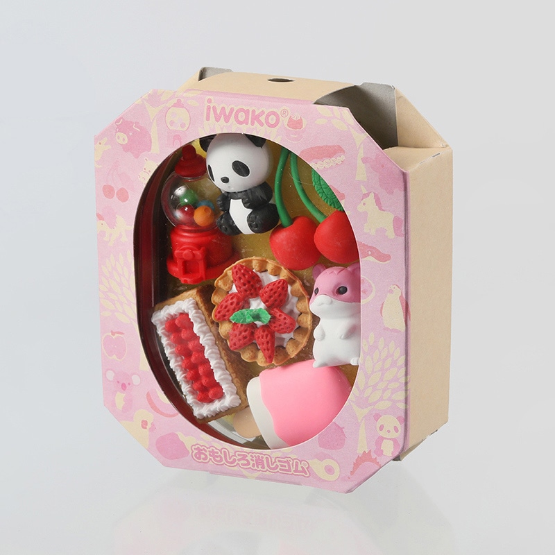 イワコー おべんと消しゴム ピンク ER-OBE001 1個(ご注文単位6個)【直送品】