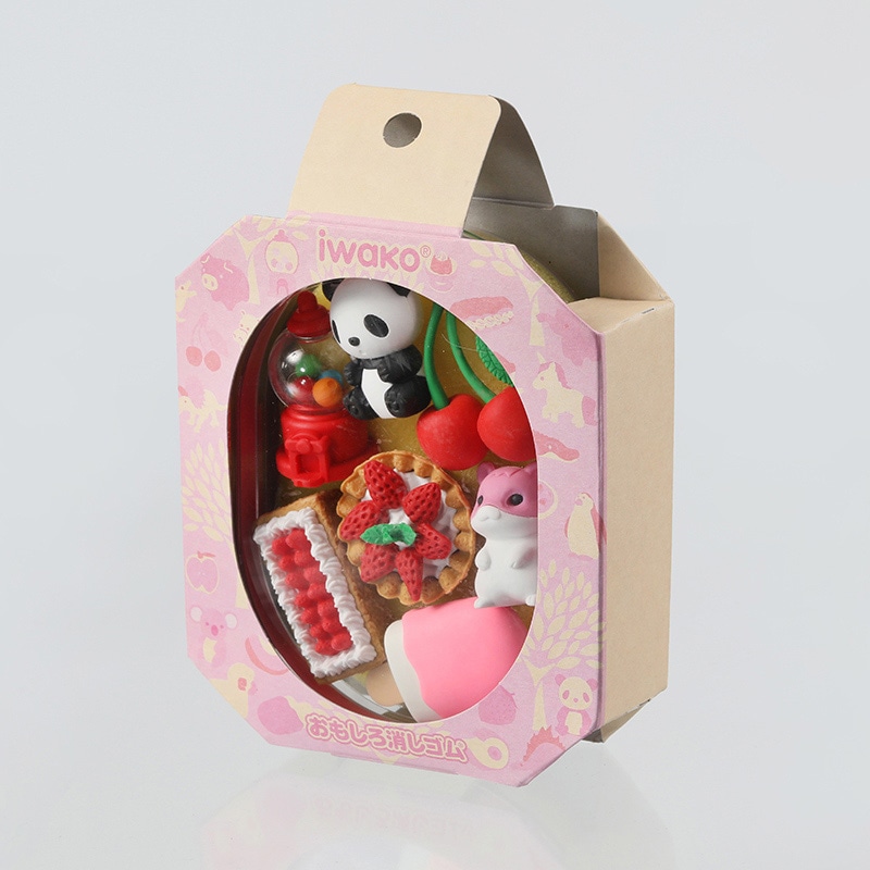 イワコー おべんと消しゴム ピンク ER-OBE001 1個(ご注文単位6個)【直送品】