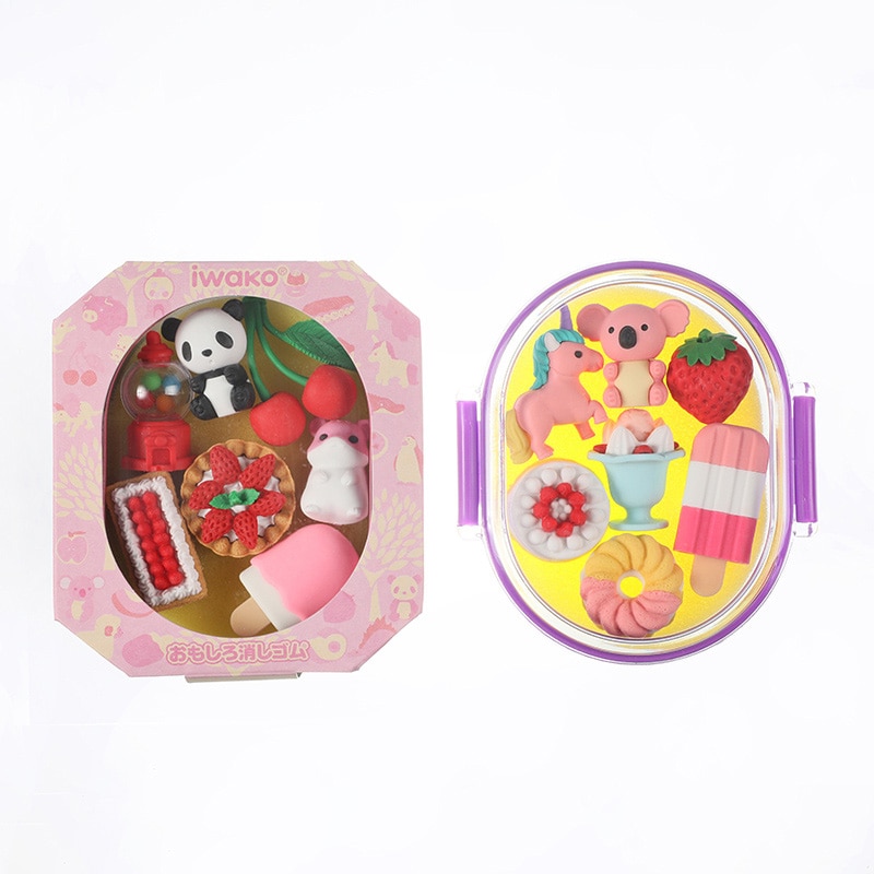 イワコー おべんと消しゴム ピンク ER-OBE001 1個(ご注文単位6個)【直送品】