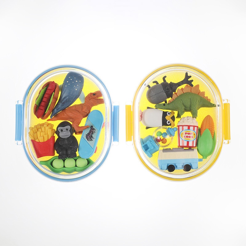 イワコー おべんと消しゴム ブルー ER-OBE002 1個(ご注文単位6個)【直送品】