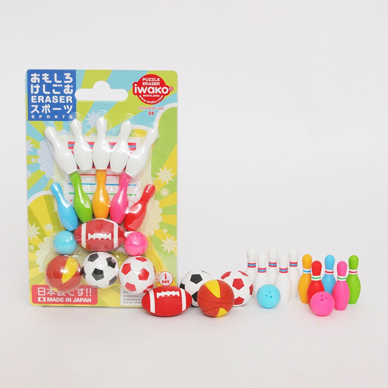 イワコー ブリスターパック消しゴム スポーツ ER-BRI028 1個(ご注文単位10個)【直送品】