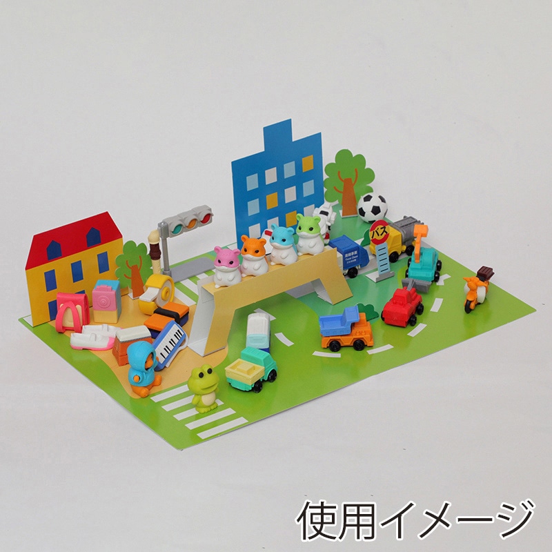 イワコー おあそびシート 町 ER-DAI003 1個(ご注文単位10個)【直送品】