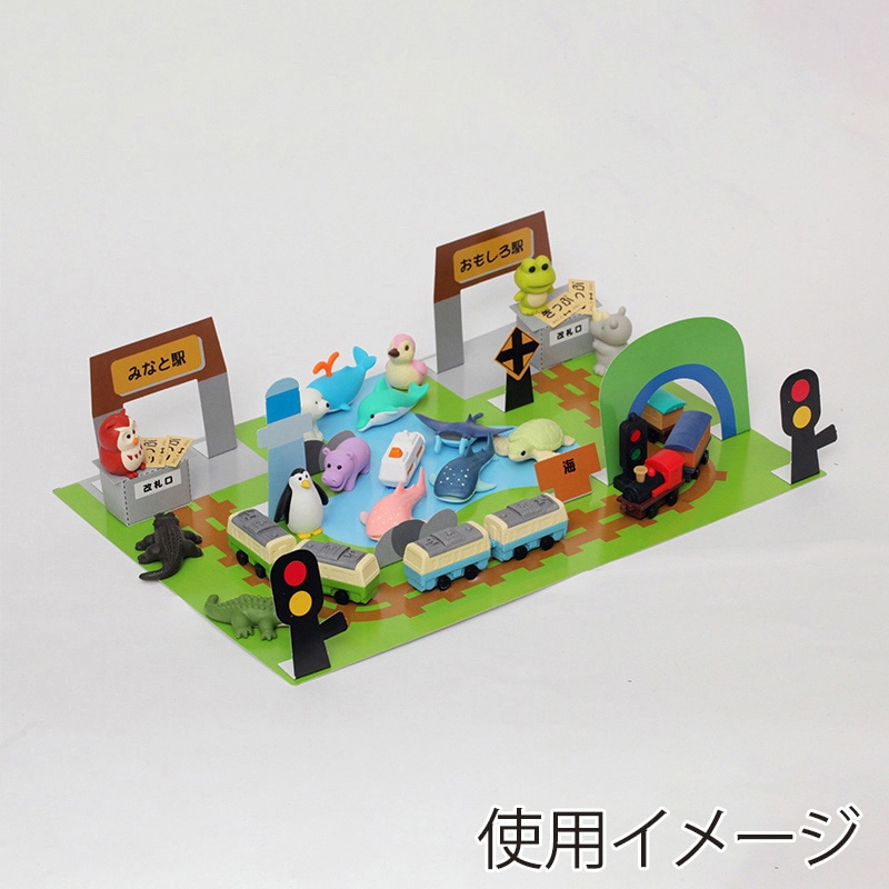 イワコー おあそびシート 駅&海 ER-DAI004 1個(ご注文単位10個)【直送品】