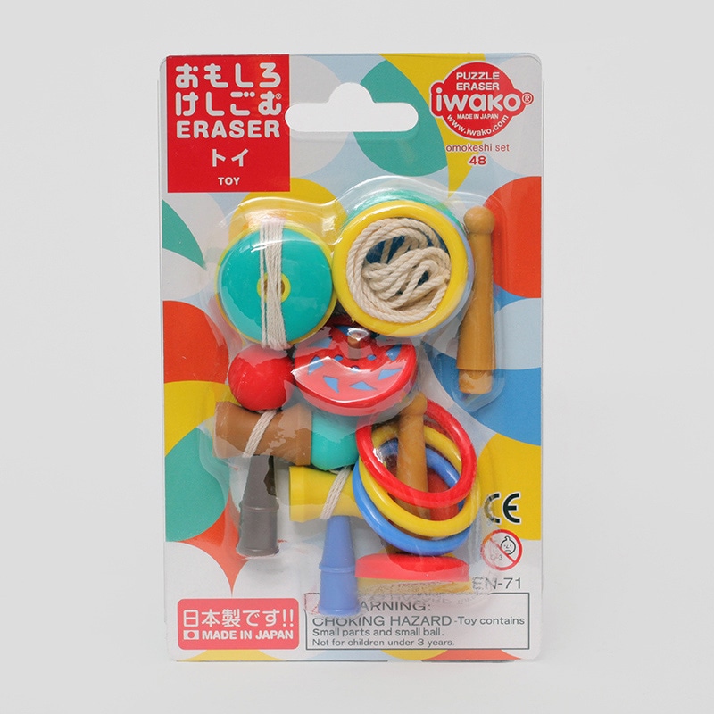 イワコー ブリスターパック消しゴム トイ ER-BRI053 1個(ご注文単位10個)【直送品】