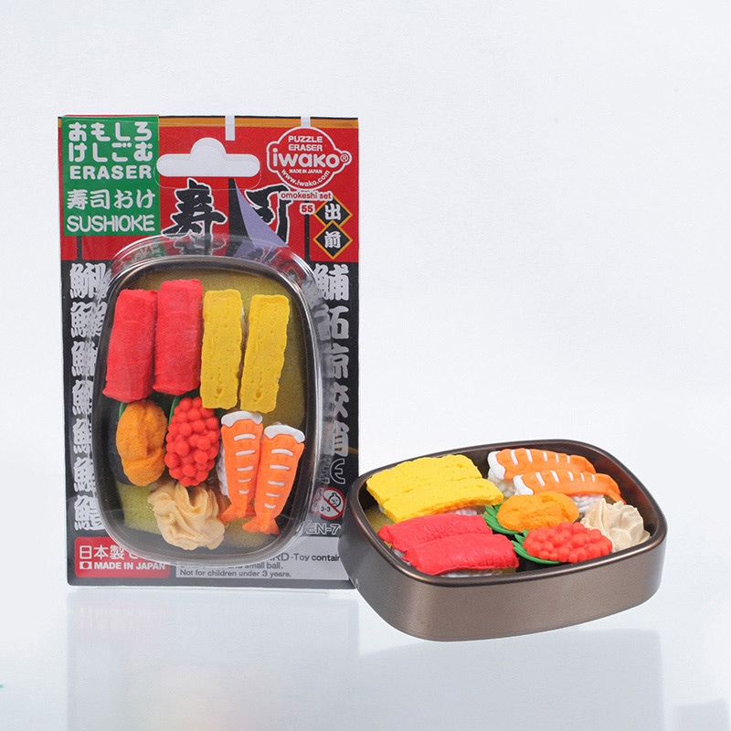 イワコー ブリスターパック消しゴム 寿司おけ ER-BRI062 1個(ご注文単位10個)【直送品】