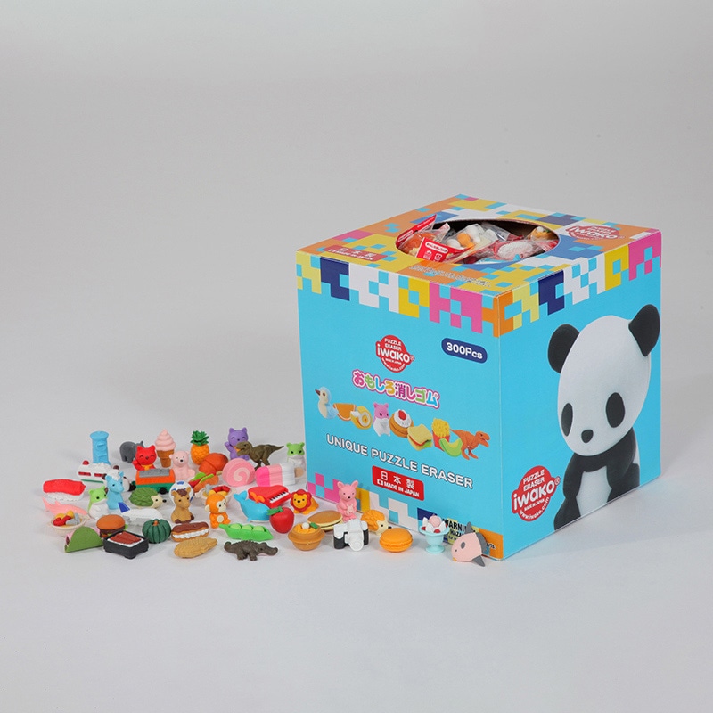 イワコー 消しゴムBOX 300 300個入 ER-BOX300 1個(ご注文単位300個)【直送品】