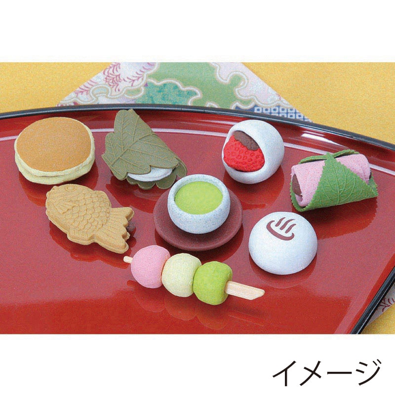 イワコー 和菓子消しゴム ER-WAG001 1個(ご注文単位60個)【直送品】