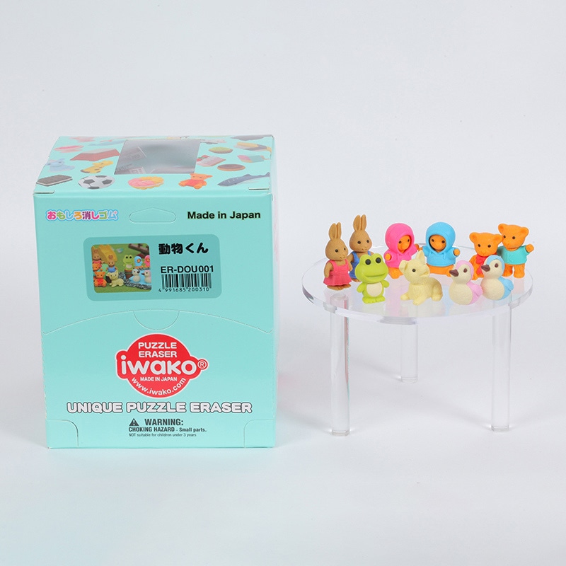 イワコー 動物くん消しゴム ER-DOU001 1個(ご注文単位60個)【直送品】