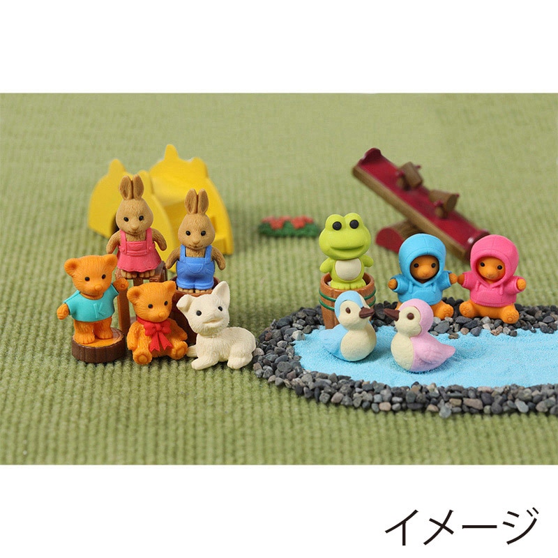 イワコー 動物くん消しゴム ER-DOU001 1個(ご注文単位60個)【直送品】