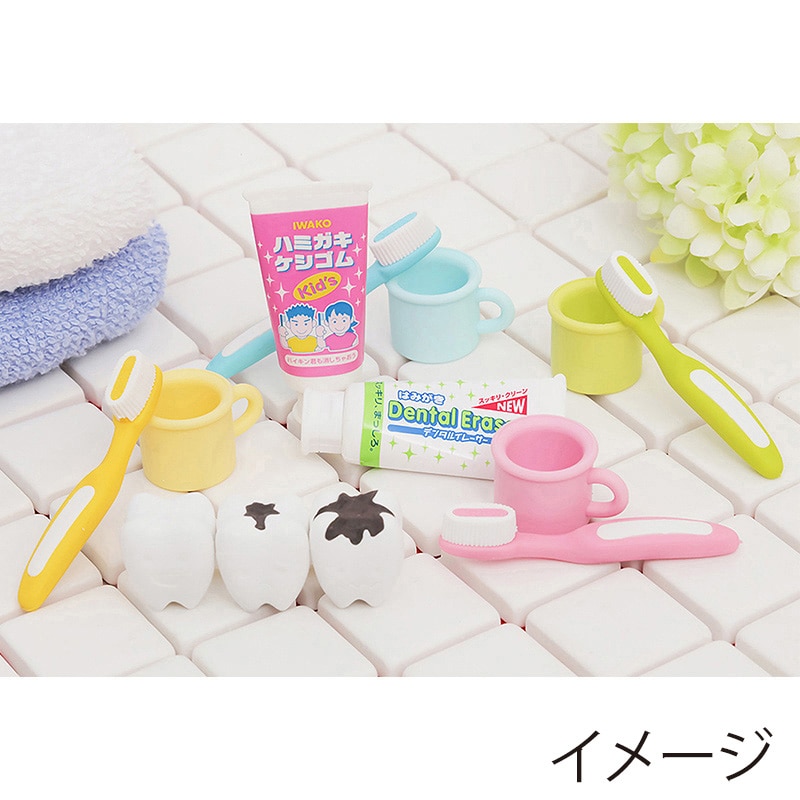 イワコー ハミガキ消しゴム ER-HAM002 1個(ご注文単位60個)【直送品】