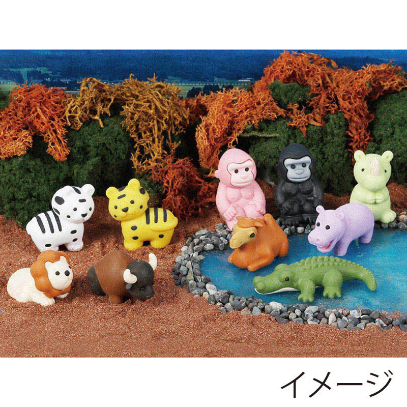 イワコー サファリ消しゴム ER-SAF001 1個(ご注文単位60個)【直送品】