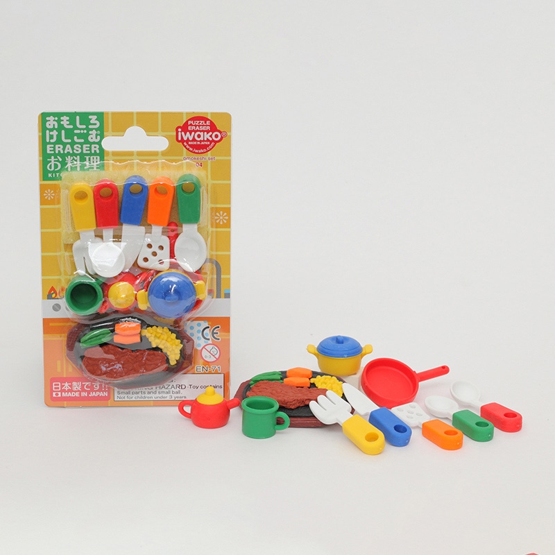 イワコー ブリスターパック消しゴム お料理 ER-981028 1個(ご注文単位10個)【直送品】