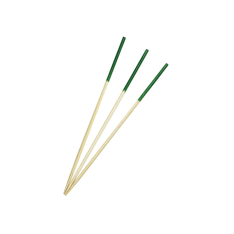 竹苑 飾り串 勘定串 (1色) 緑 9cm 100本/袋