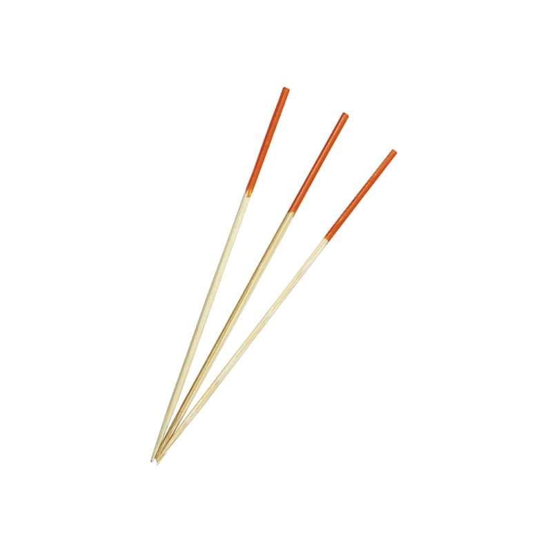 竹苑 飾り串 勘定串 (1色) オレンジ 9cm 100本/袋