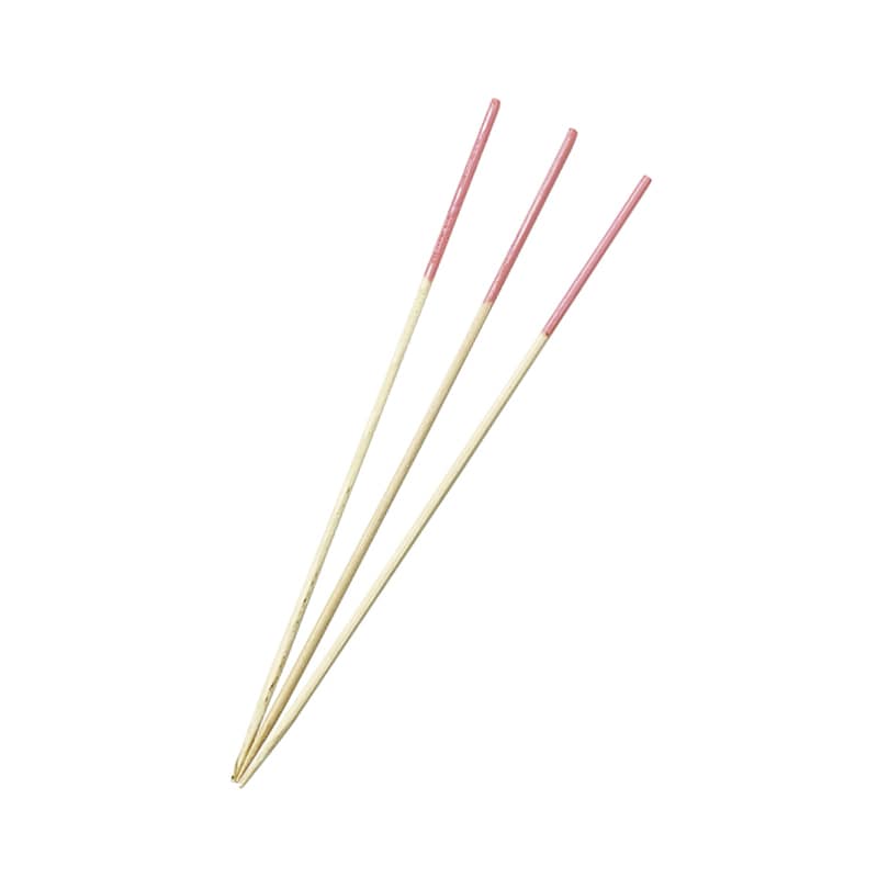 竹苑 飾り串 勘定串 (1色) ピンク 12cm 100本/袋