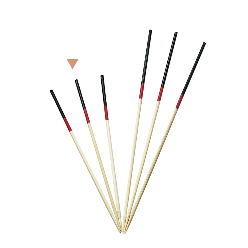 竹苑 勘定串 2色 黒/赤 9cm 16110 100本/袋(ご注文単位1袋)【直送品】