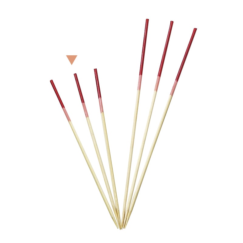 竹苑 勘定串 2色 赤/ピンク 9cm 16114 100本/袋(ご注文単位1袋)【直送品】