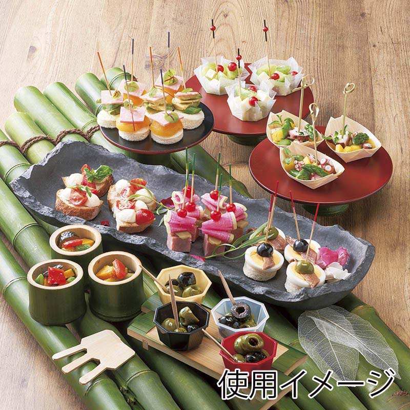 竹苑 勘定串　2色 オレンジ／黄　12cm　16118  　100本/袋（ご注文単位1袋）【直送品】