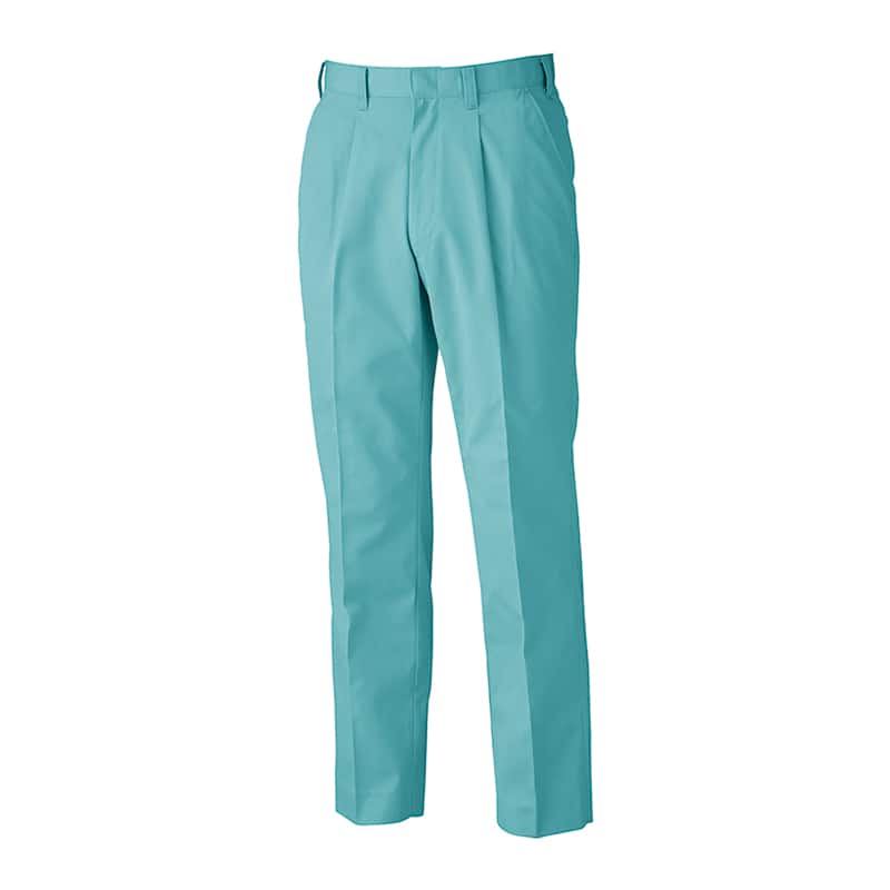 ジーベック メンズ スラックス 79 ミントグリーン 1282 1枚（ご注文単位1枚）【直送品】