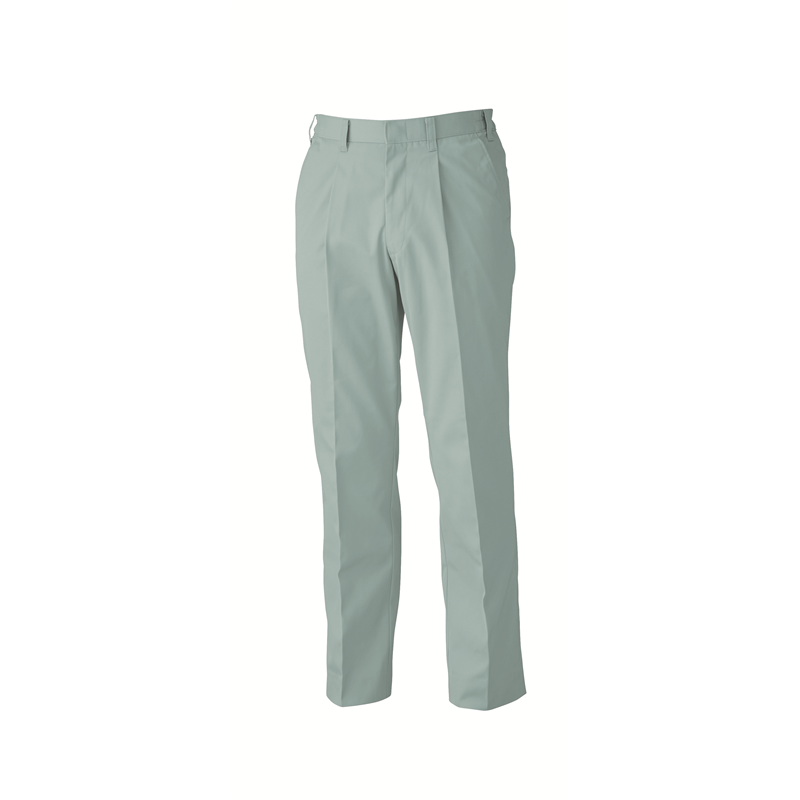 ジーベック メンズ スラックス L グリーン 1452 1枚（ご注文単位1枚）【直送品】