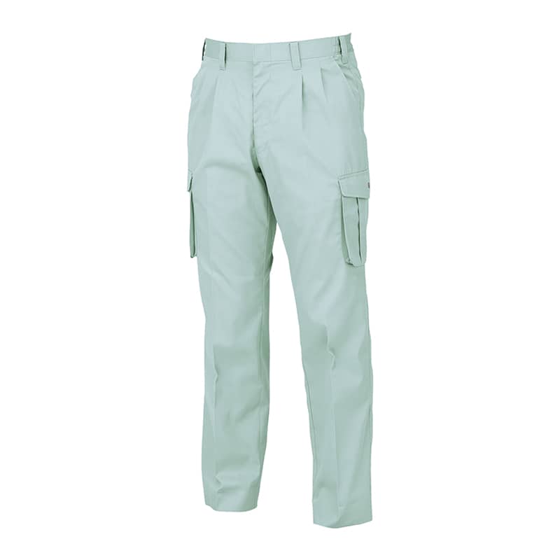 ジーベック メンズ カーゴパンツ L グリーン 1296 1枚（ご注文単位1枚）【直送品】