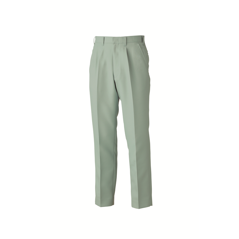 ジーベック メンズ スラックス 105 グリーン 1332 1枚（ご注文単位1枚）【直送品】