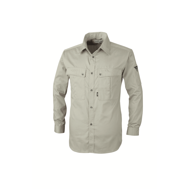 ジーベック メンズ 長袖シャツ 4L モスグリーン 9230 1枚（ご注文単位1枚）【直送品】