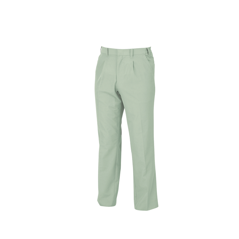 >ジーベック メンズ スラックス L グリーン 1340 1枚（ご注文単位1枚）【直送品】