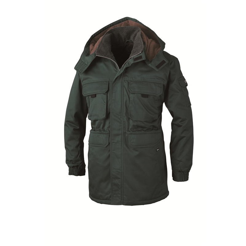 ジーベック メンズ 防寒コート M グリーン 771 1枚（ご注文単位1枚）【直送品】