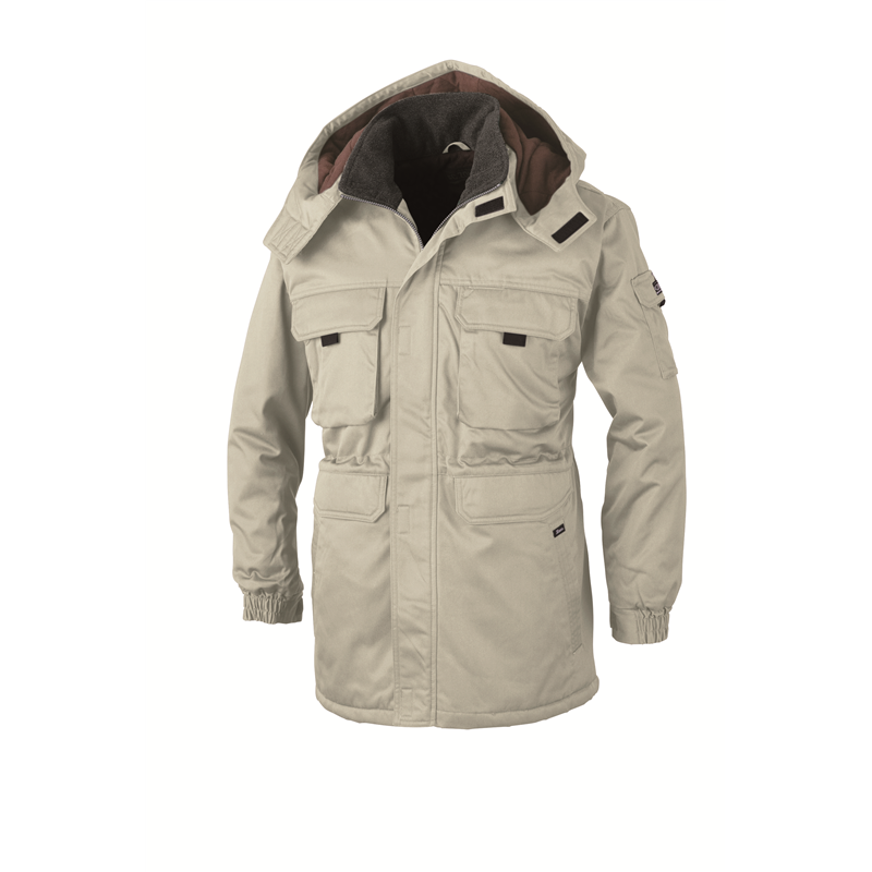 ジーベック メンズ 防寒コート M モスグリーン 771 1枚（ご注文単位1枚）【直送品】