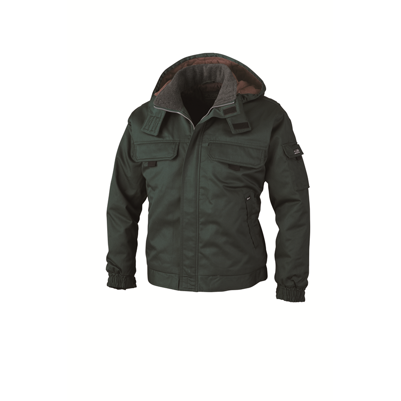 ジーベック メンズ 防寒ブルゾン M グリーン 772 1枚（ご注文単位1枚）【直送品】