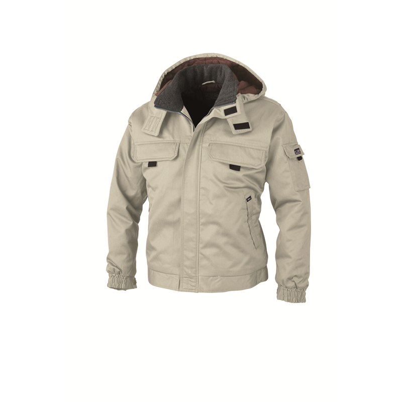 ジーベック メンズ 防寒ブルゾン L モスグリーン 772 1枚（ご注文単位1枚）【直送品】