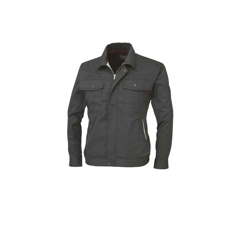 >ジーベック メンズ 長袖ブルゾン M チャコールグレー 1274 1枚（ご注文単位1枚）【直送品】