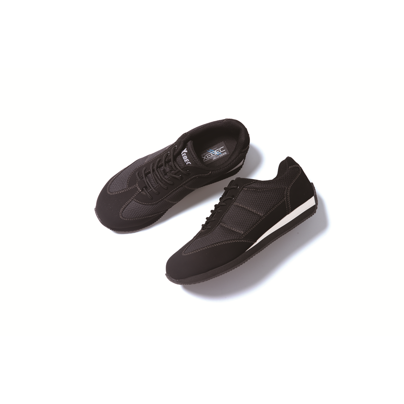ジーベック 男女兼用 セーフティーシューズ 23.5 ブラック 85100 1枚（ご注文単位1枚）【直送品】