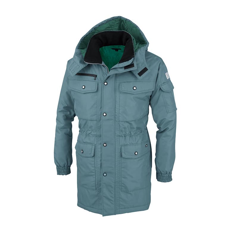 ジーベック 男女兼用 防寒コート L ブルーグレー 151 1枚（ご注文単位1枚）【直送品】