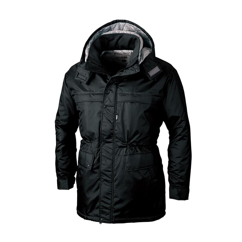 ジーベック メンズ 防寒コート LL クロ 371 1枚（ご注文単位1枚）【直送品】