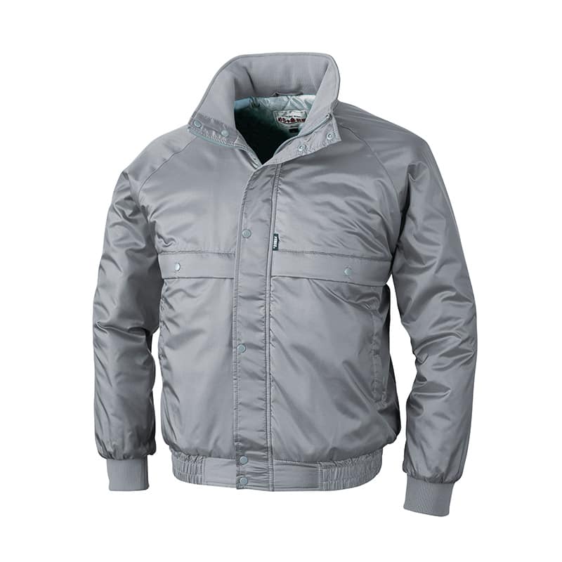 ジーベック メンズ 防寒ブルゾン LL グレー 372 1枚（ご注文単位1枚）【直送品】