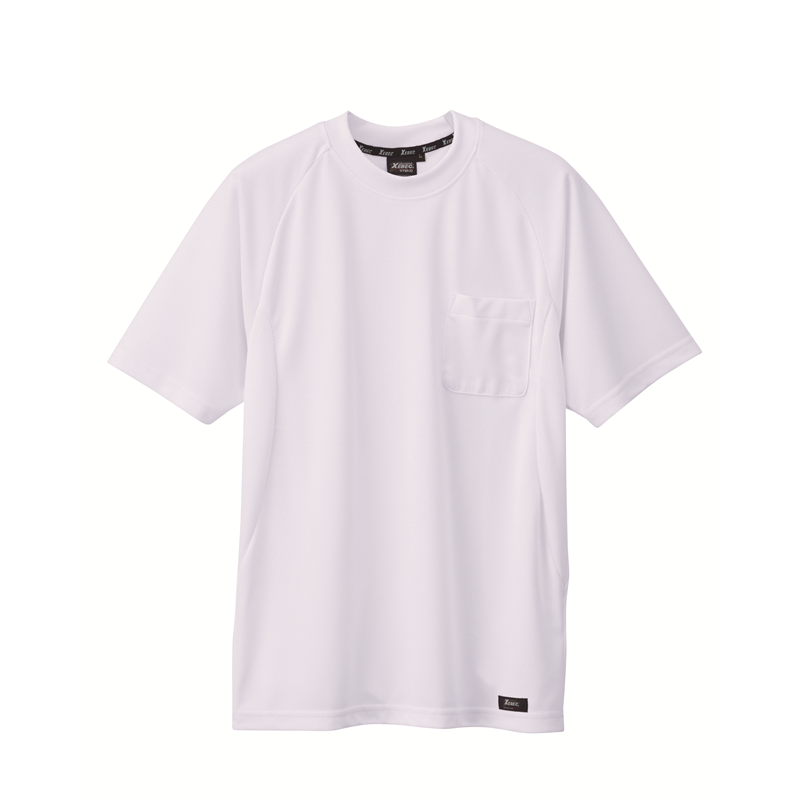 ジーベック 男女兼用 半袖Tシャツ 5L シロ 6124 1枚（ご注文単位1枚）【直送品】