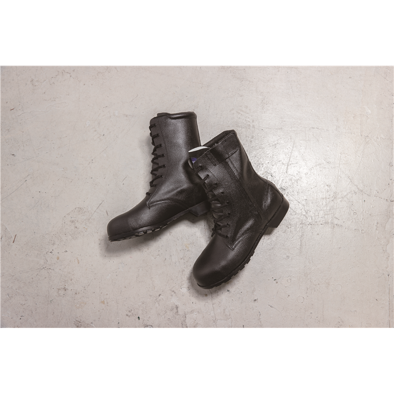 >ジーベック 安全靴 ゴム1層底 長編上 28.0 クロ 85027 1枚（ご注文単位1枚）【直送品】