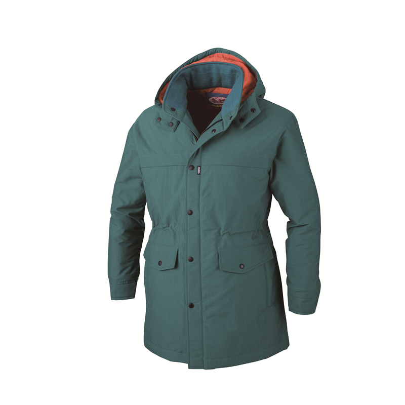 ジーベック メンズ 防寒コート 4L グリーン 756 1枚（ご注文単位1枚）【直送品】